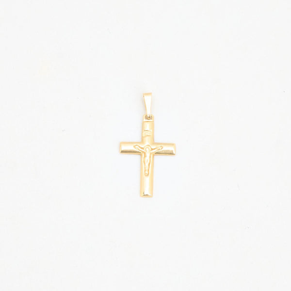 Kors med krucifiks i 14K guld, 3.5 cm, 2 g