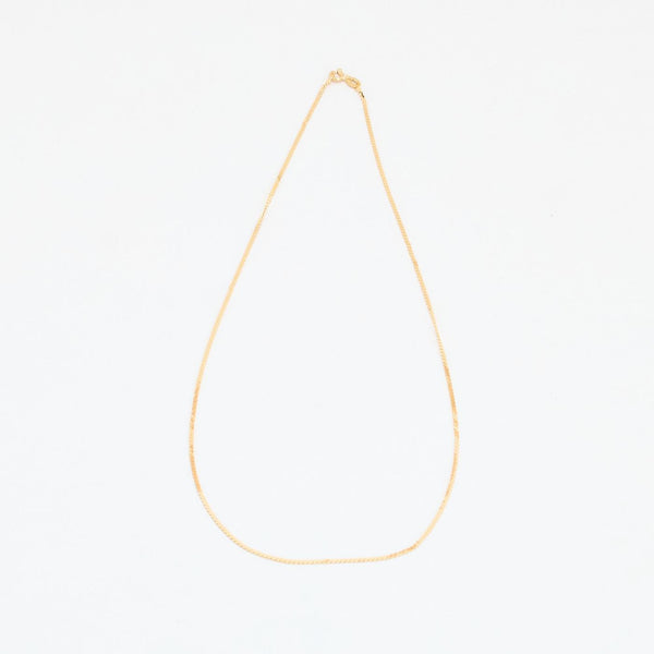 Panser Halskæde i 14K guld, 45.5 cm, 3.05 g