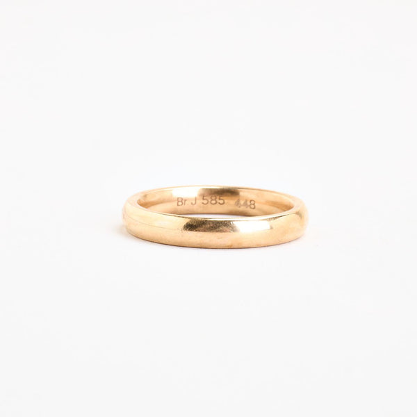 Klassisk Vielsesring i 14K guld, str. 63