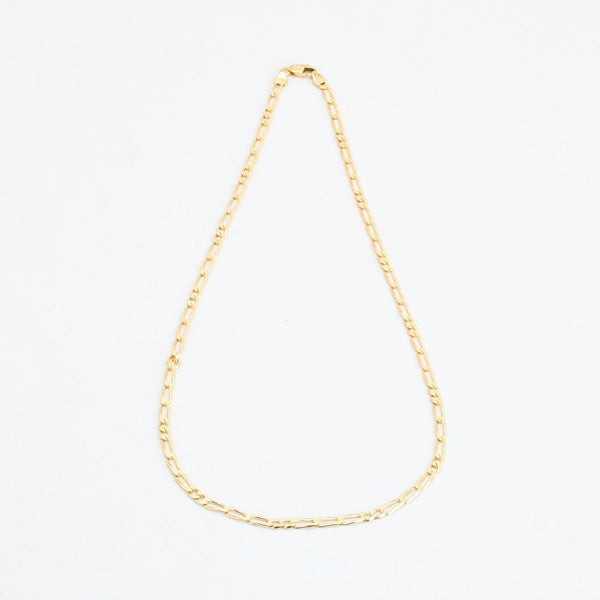 Figaro Halskæde i 14K guld, 46 cm, 10 g