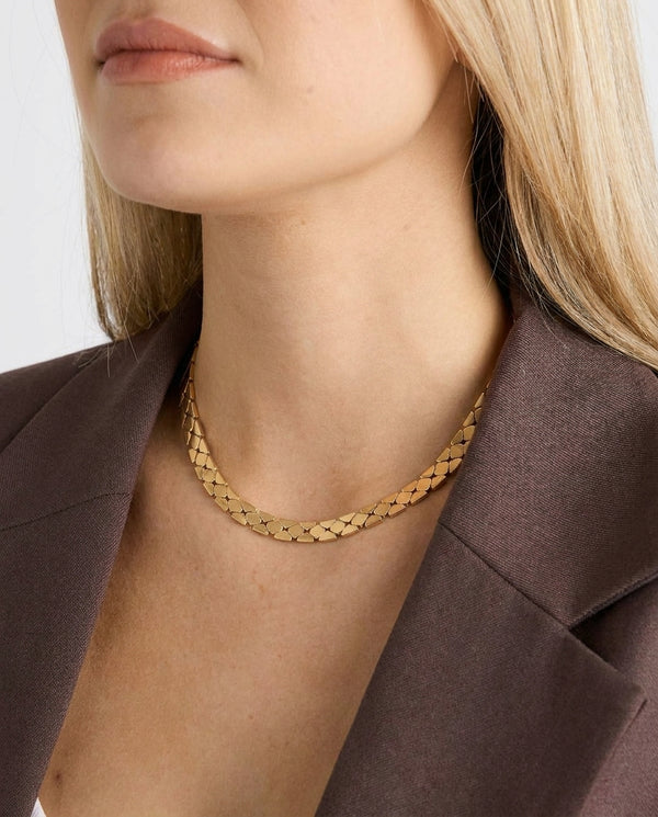 Bicelle Halskæde i 14K guld, 39.5 cm, 36.14 g