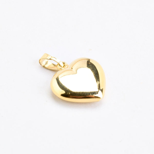 Klassisk Hjerte vedhæng i 14K guld, 2 cm, 1 g