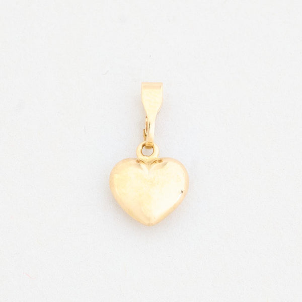 Hjerte vedhæng i 8K guld, 1.2 cm, 0.9 g