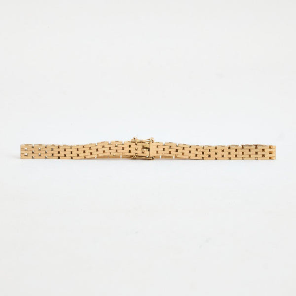 Mursten Armbånd i 8K guld, 18.5 cm, 9.45 g