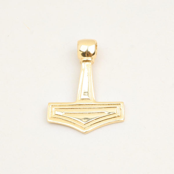 Thors hammer vedhæng i 14K guld, 3 cm, 5 g