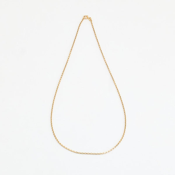 Ankerkæde Halskæde i 8K guld, 48 cm, 3.1 g