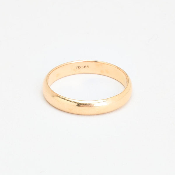 Klassisk Vielsesring i 14K guld, str. 62