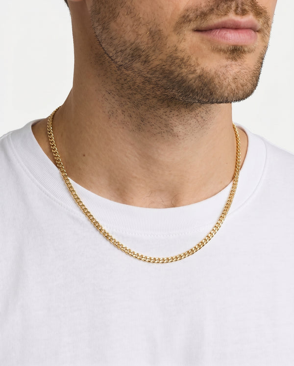 Panser Halskæde i 14K guld, 47 cm, 4.05 g