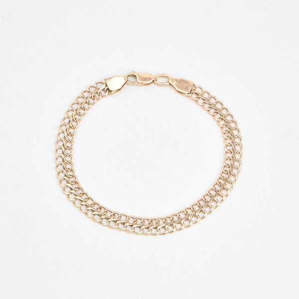 Panser Armbånd i 14K guld, 18.5 cm, 6 g
