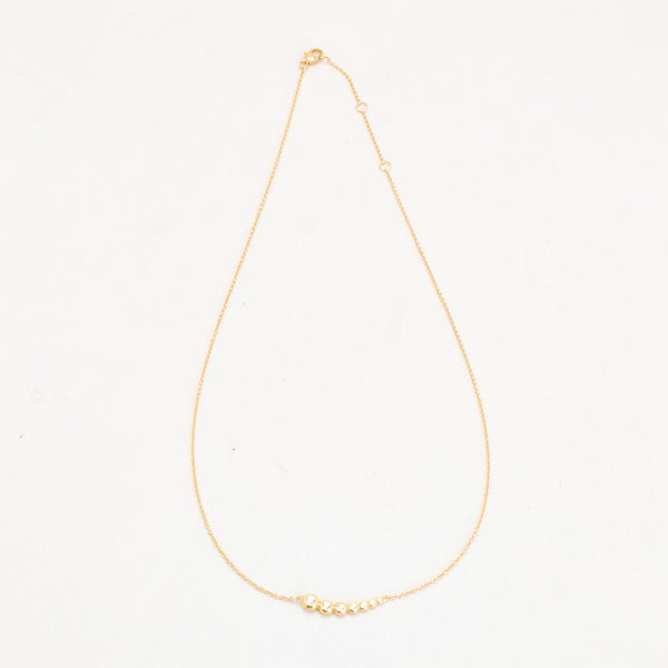 Georg Jensen Aurora Ankerkæde Halskæde i 18K guld, 45 cm, 3.5 g