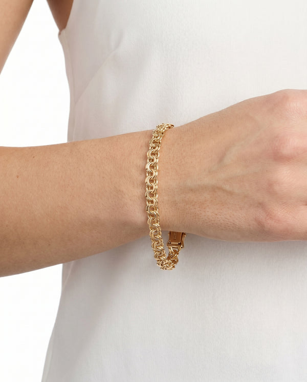 BNH Bismark Armbånd i 8K guld, 22 cm, 12.67 g