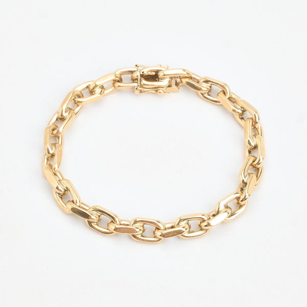 BNH Ankerkæde Armbånd i 8K guld, 19 cm, 33.45 g