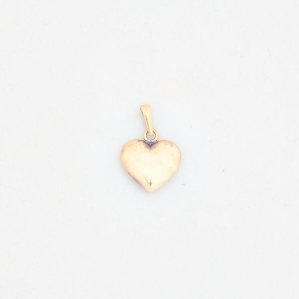 Klassisk Hjerte vedhæng i 8K guld, 2 cm, 0.6 g