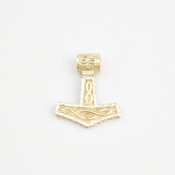 Thors hammer vedhæng i 8K guld, 3 cm, 6.21 g