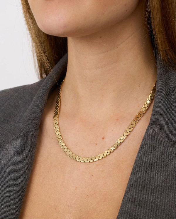 Bicelle Halskæde i 14K guld, 44.5 cm, 32.75 g