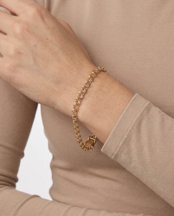 Bismark Armbånd i 8K guld, 20.5 cm, 4.32 g