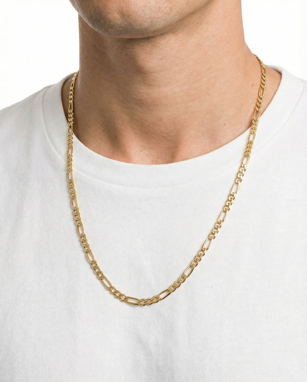 Figaro Halskæde i 18K guld, 54 cm, 15.2 g