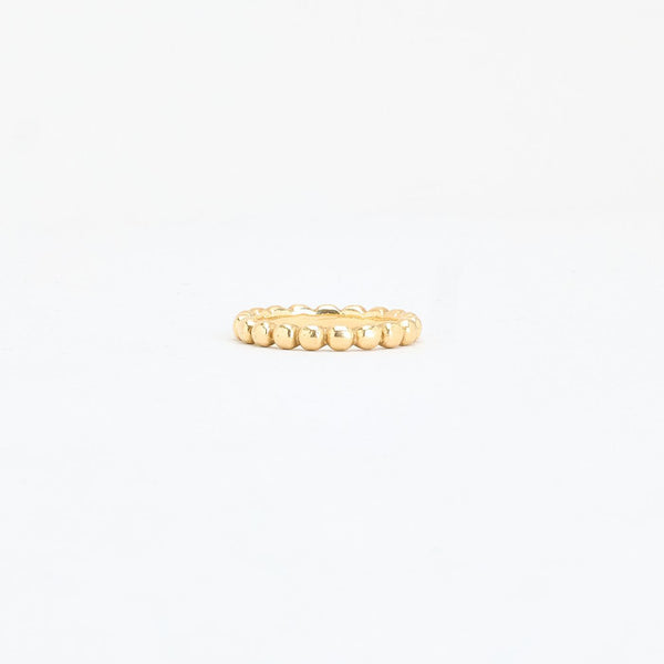 Kuglering i 14K guld, str. 50