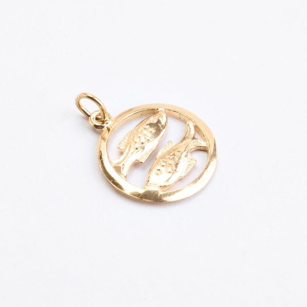 Fisk Vedhæng i 8K guld, 2 cm, 1.2 g
