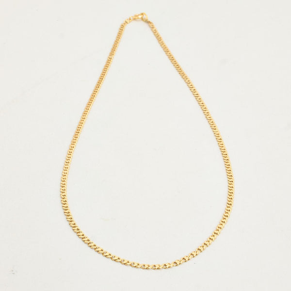 Panser Halskæde i 14K guld, 48 cm, 8 g