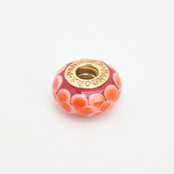 Pandora Murano Charm i 14K guld, 1.3 cm, 1.3 g