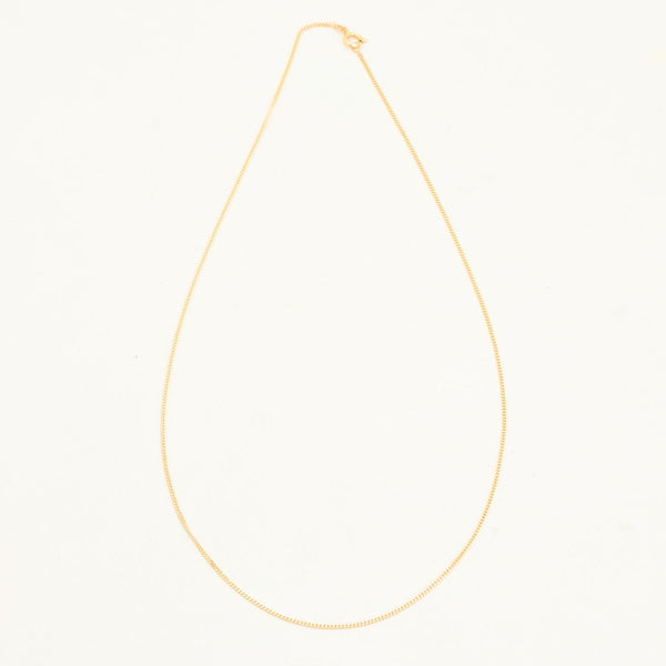 Panser Halskæde i 8K guld, 49 cm, 2.2 g