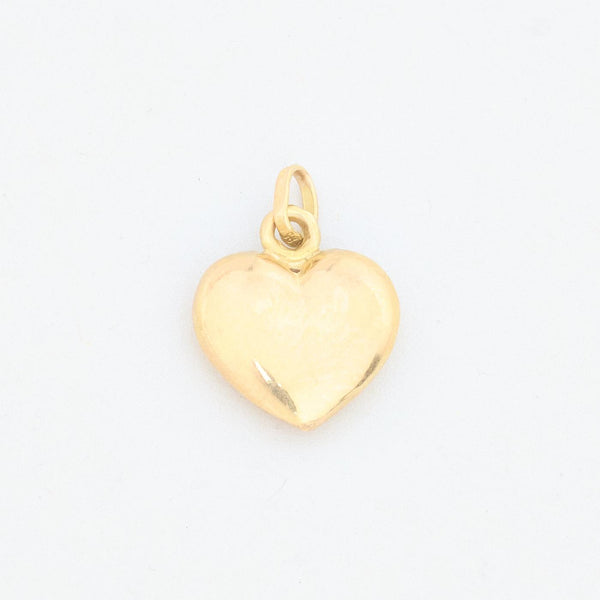 Hjerte vedhæng i 14K guld, 2 cm, 0.96 g