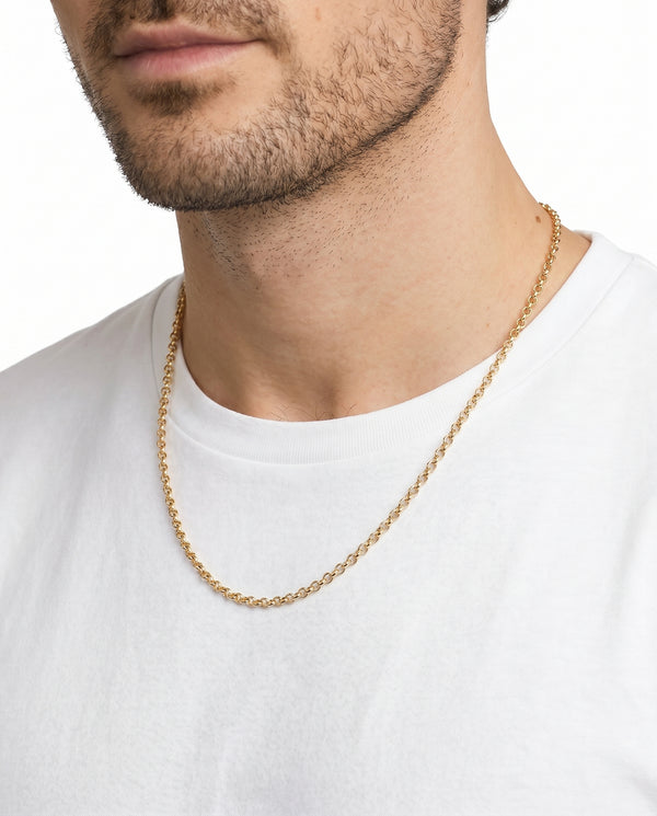 Belcher Halskæde i 8K guld, 57 cm, 3.7 g
