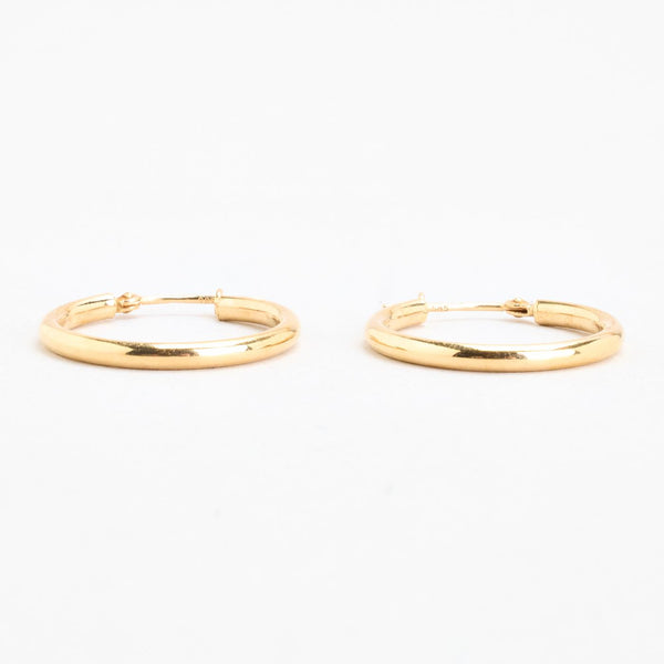 Creoler i 14K guld, 2 cm,