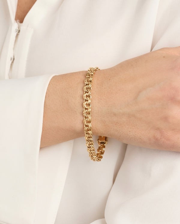 Bismark Armbånd i 8K guld, 19.5 cm, 7.88 g
