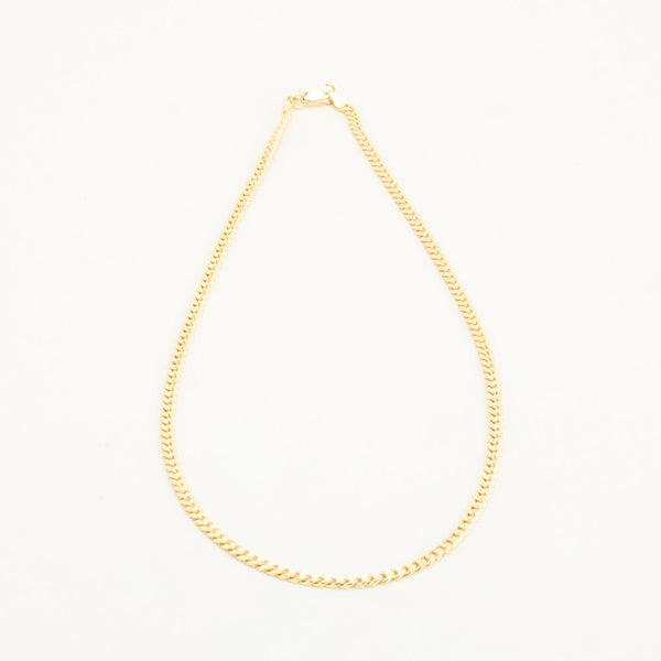 Panser Halskæde i 14K guld, 45.5 cm, 13.84 g