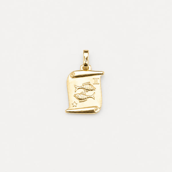 Fisk Vedhæng i 14K guld, 2.5 cm, 1 g