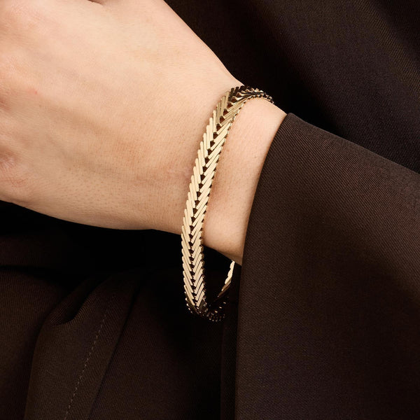Geneve Armbånd i 14K guld, 19 cm, 16.02 g