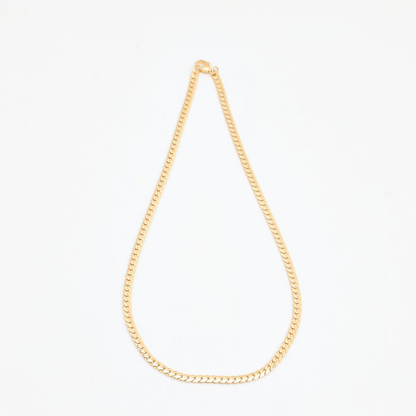 Panser Halskæde i 8K guld, 47 cm, 19.6 g