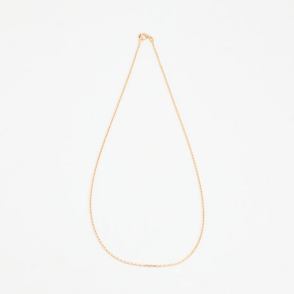 Ankerkæde Halskæde i 8K guld, 42 cm, 1.8 g
