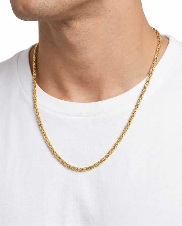 Kongekæde Halskæde i 14K guld, 50 cm, 22.3 g