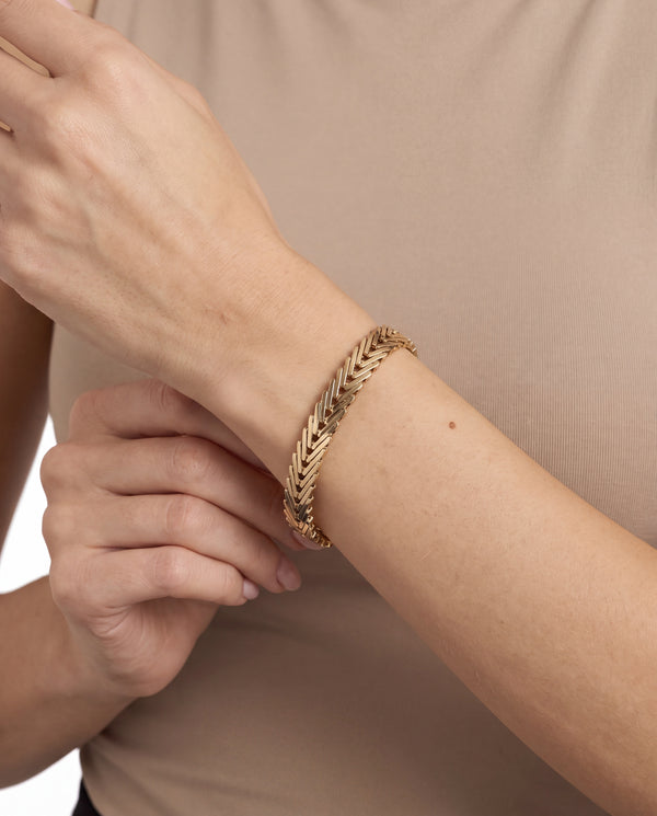 Geneve Armbånd i 8K guld, 18.5 cm, 13.2 g