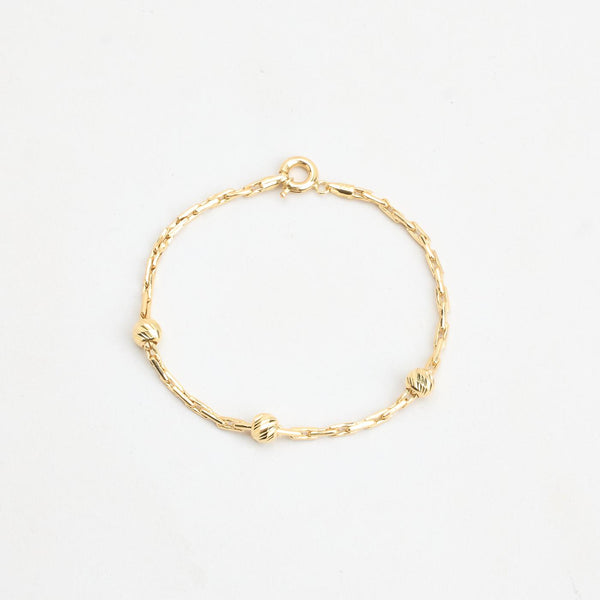 Mariner Link Charm-armbånd i 14K guld, 19 cm, 2.3 g