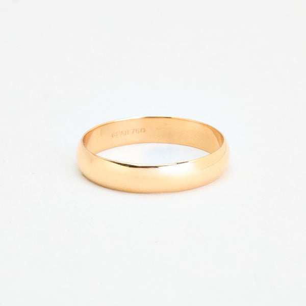 Klassisk Vielsesring i 18K guld, str. 70