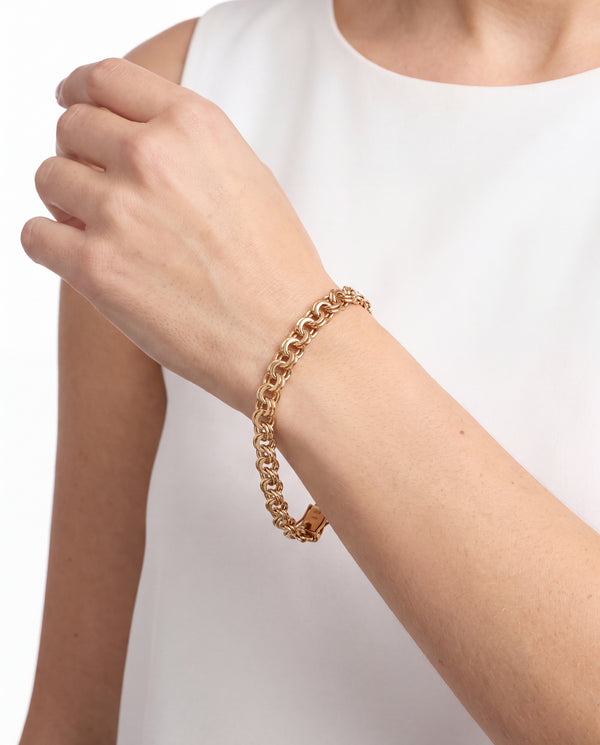 Bismark Armbånd i 8K guld, 19 cm, 7.4 g