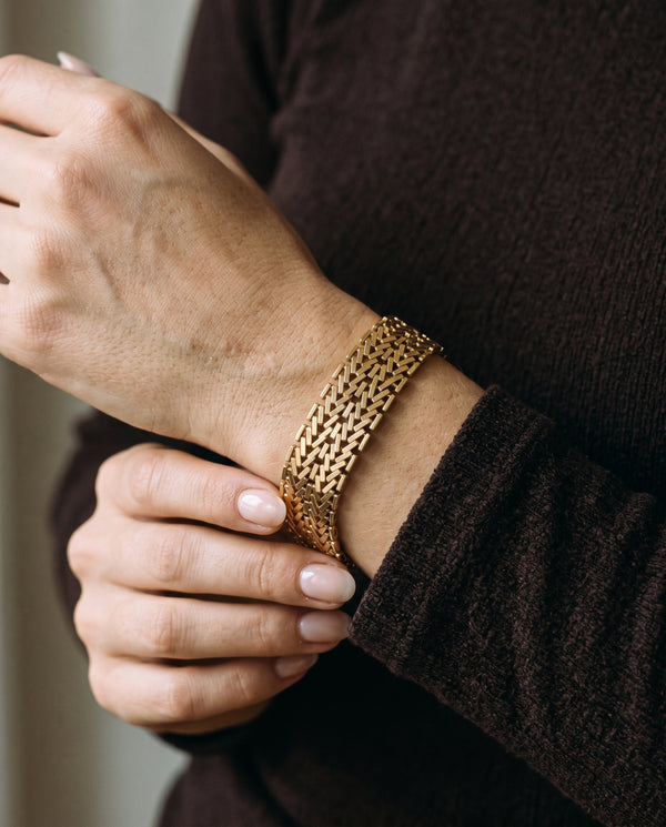 Geneve Armbånd i 14K guld, 20.5 cm, 30.5 g