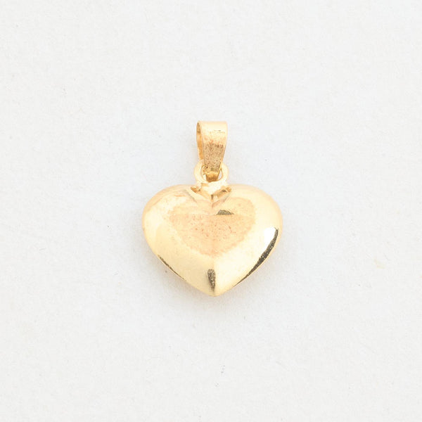 Klassisk Hjerte vedhæng i 14K guld, 1.6 cm, 0.4 g