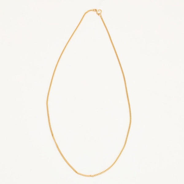 Panser Halskæde i 8K guld, 46 cm, 3.4 g