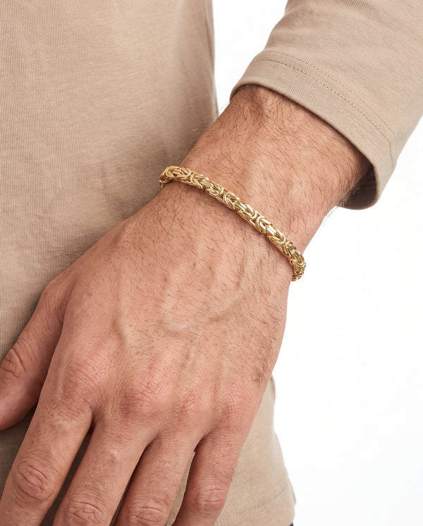 BNH Kongekæde Armbånd i 14K guld, 17.5 cm, 20.83 g