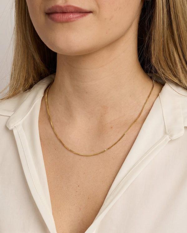 Venezia Halskæde i 14K guld, 42.5 cm, 2.1 g