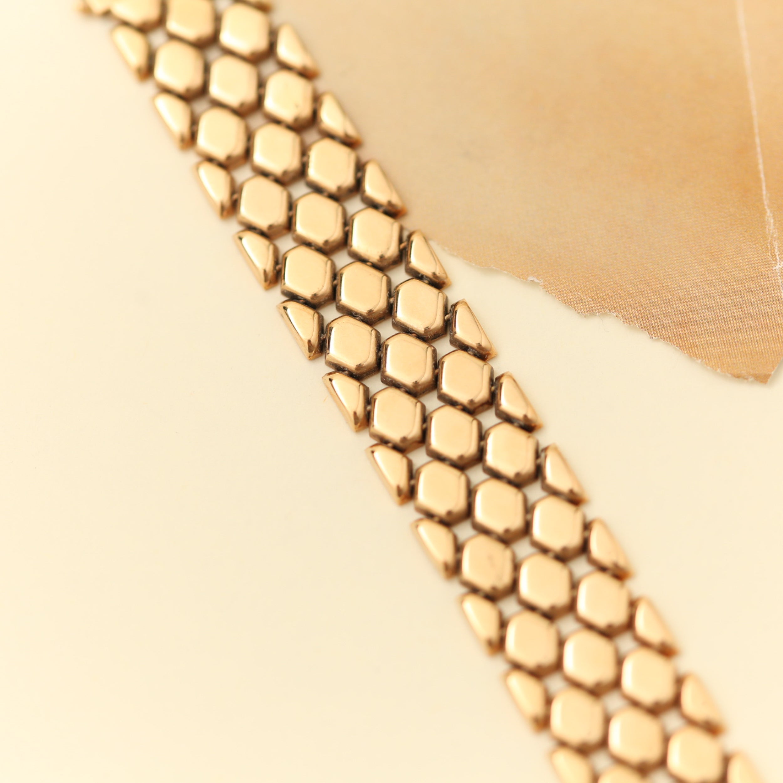 Beige armbånd