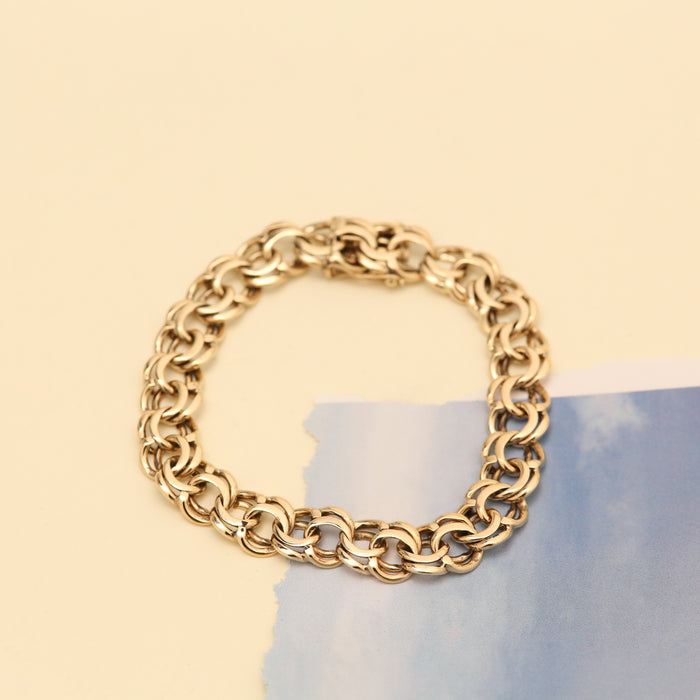 Bismark Armbånd i 14 karat, 21 cm
